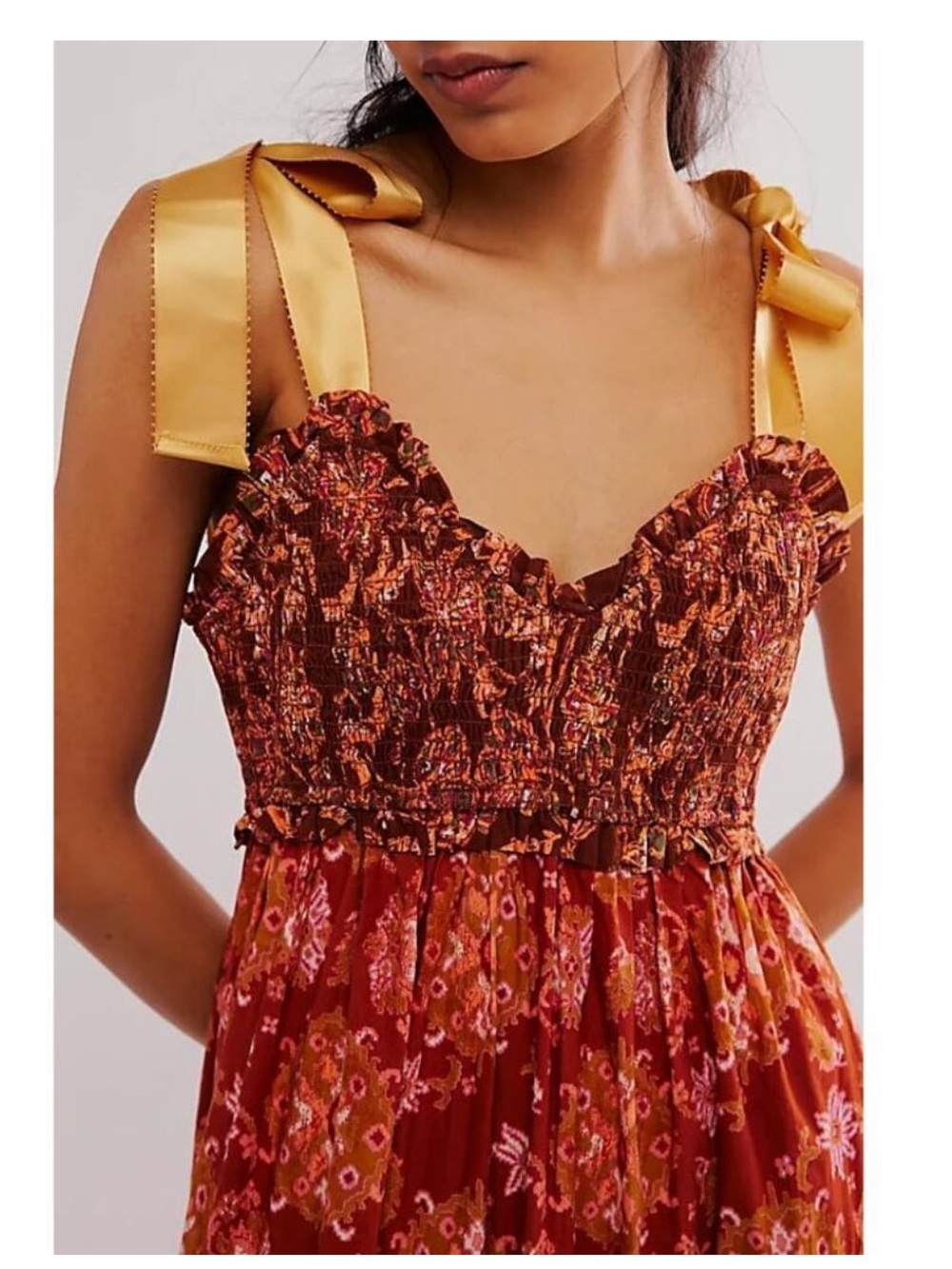 FREE PEOPLE BLUEBELL maxi dress. Rare color. Large